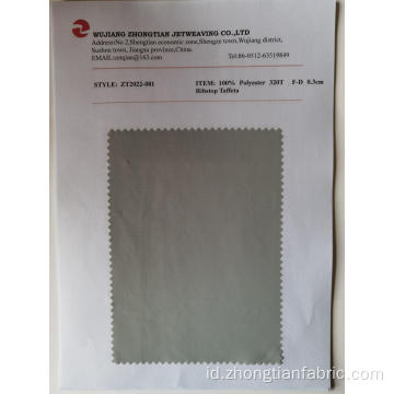 100% Polyester 320T FD 0.3cm Ribstop Taffeta